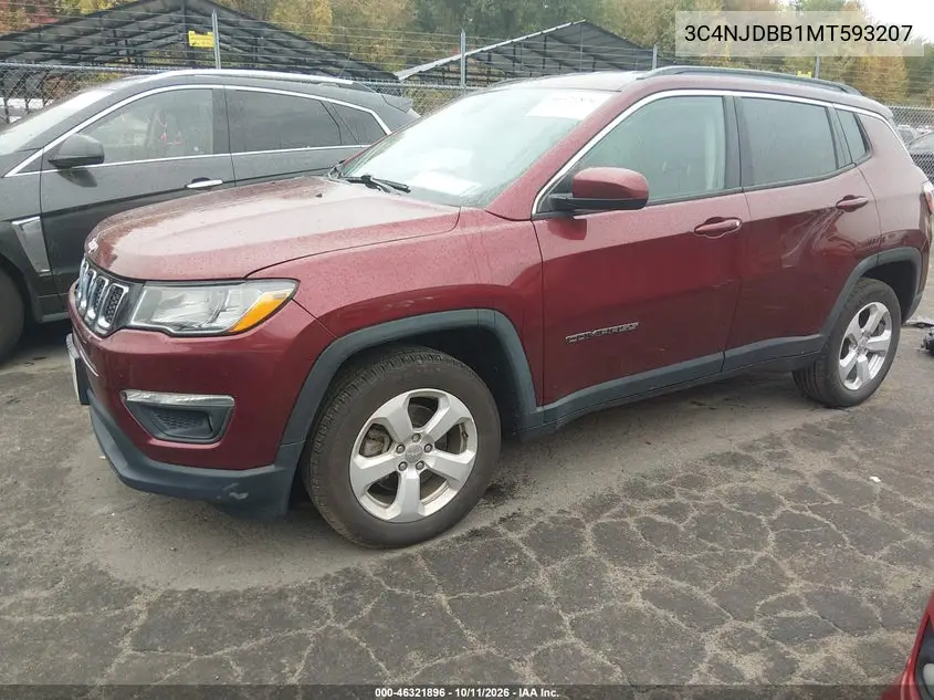 2021 JEEP COMPASS VIN 3C4NJDBB1MT593207 — фото 2
