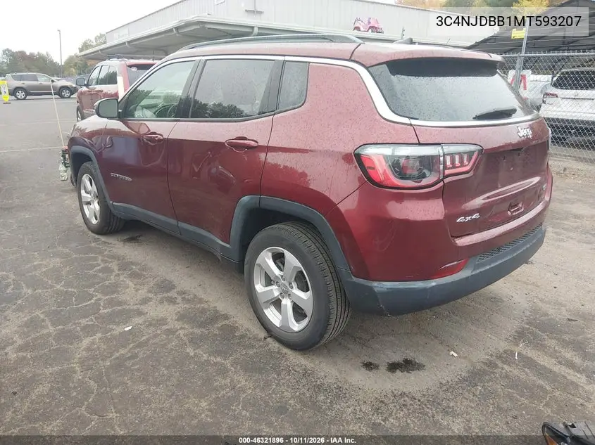 2021 JEEP COMPASS VIN 3C4NJDBB1MT593207 — фото 3