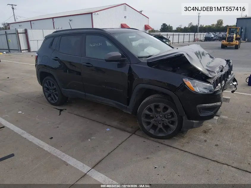 JEEP COMPASS 2021, VIN 3C4NJDEB1MT557416