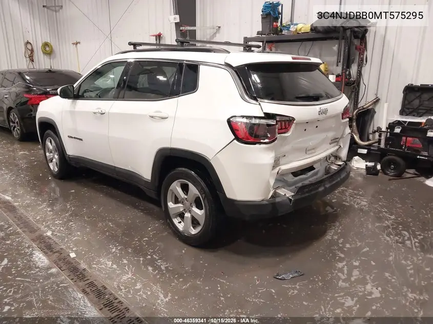 2021 JEEP COMPASS VIN 3C4NJDBB0MT575295 — фото 3