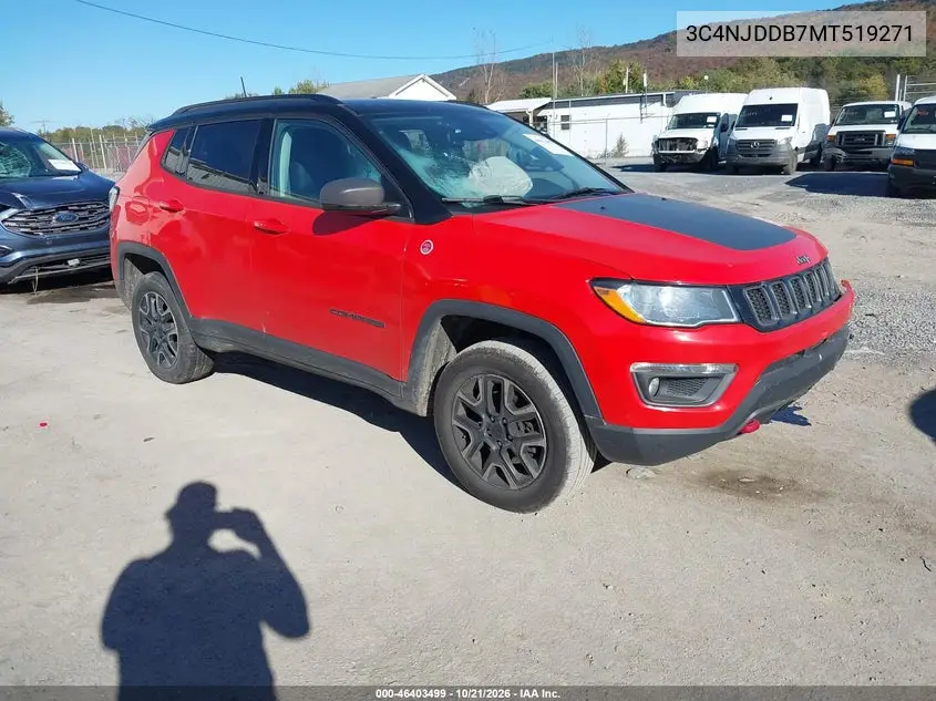 JEEP COMPASS 2021, VIN 3C4NJDDB7MT519271