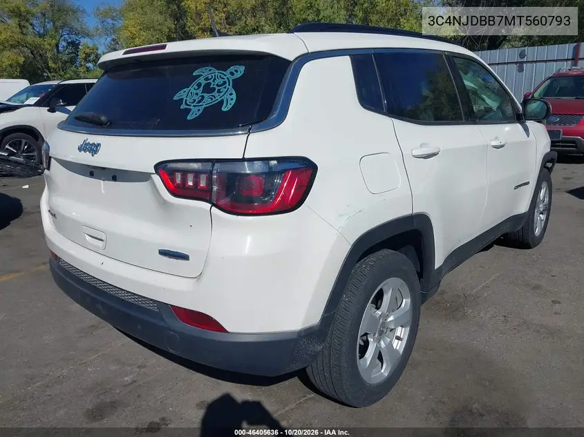 2021 JEEP COMPASS VIN 3C4NJDBB7MT560793 — фото 4
