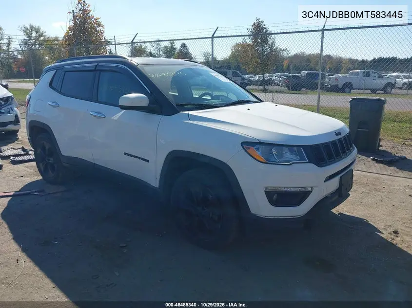 JEEP COMPASS 2021, VIN 3C4NJDBB0MT583445