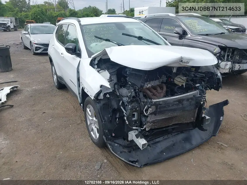 JEEP COMPASS 2022, VIN 3C4NJDBB7NT214633