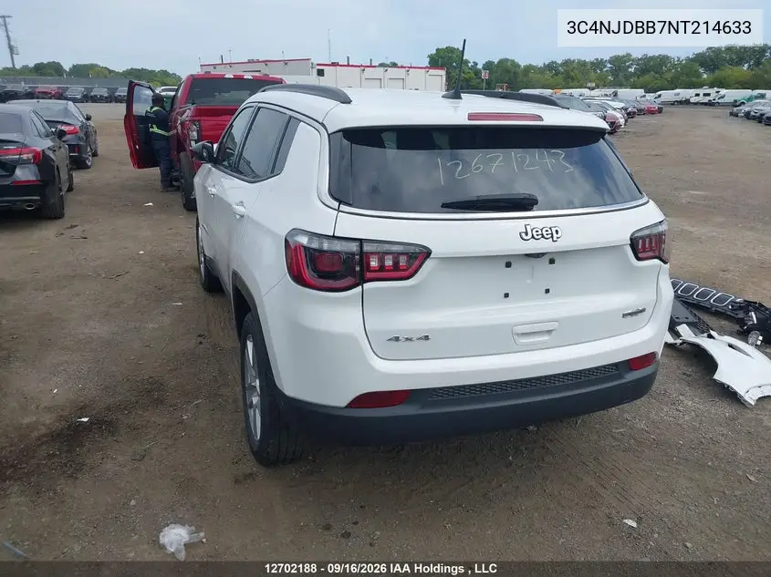2022 JEEP COMPASS VIN 3C4NJDBB7NT214633 — фото 3