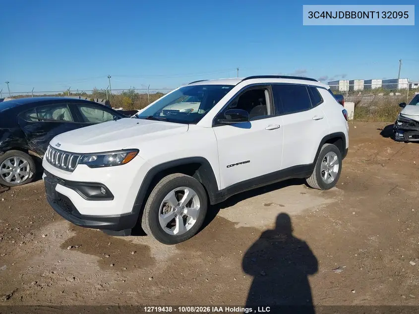 2022 JEEP COMPASS VIN 3C4NJDBB0NT132095 — фото 2