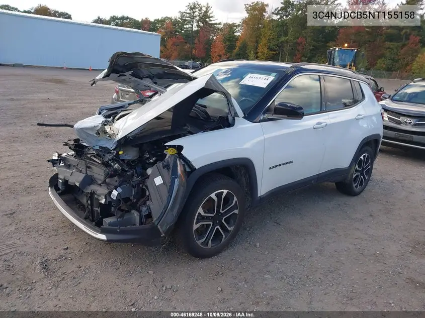 2022 JEEP COMPASS VIN 3C4NJDCB5NT155158 — фото 2