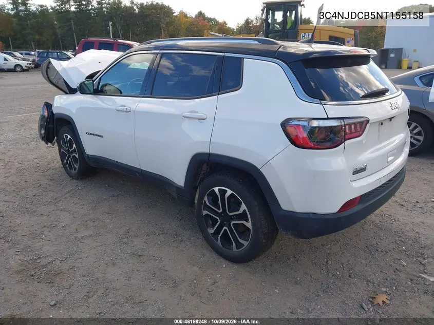 2022 JEEP COMPASS VIN 3C4NJDCB5NT155158 — фото 3