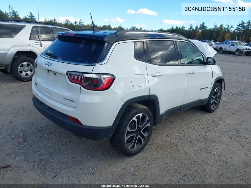 2022 JEEP COMPASS VIN 3C4NJDCB5NT155158 — фото 4