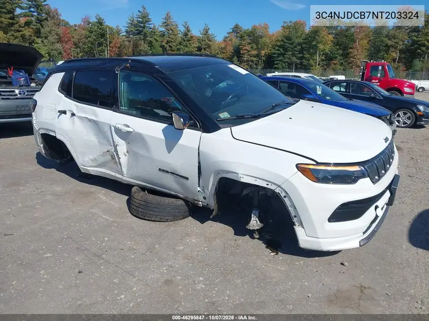 JEEP COMPASS 2022, VIN 3C4NJDCB7NT203324