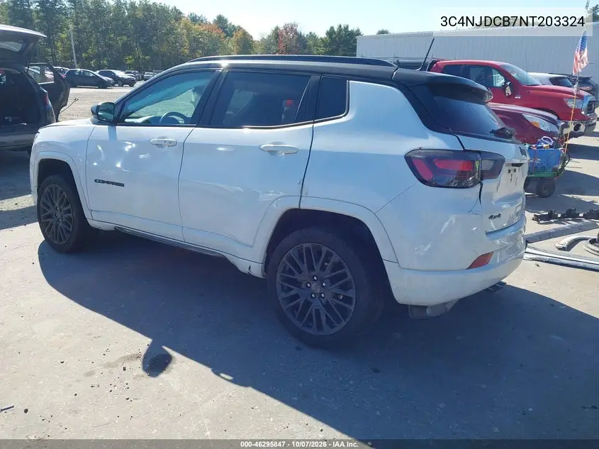 2022 JEEP COMPASS VIN 3C4NJDCB7NT203324 — фото 3