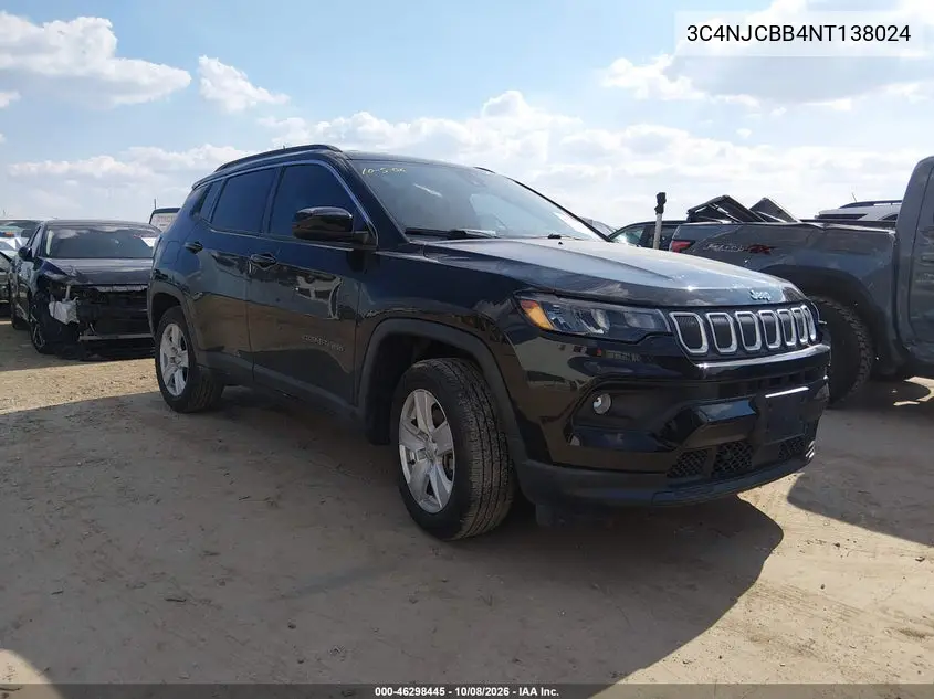 JEEP COMPASS 2022, VIN 3C4NJCBB4NT138024