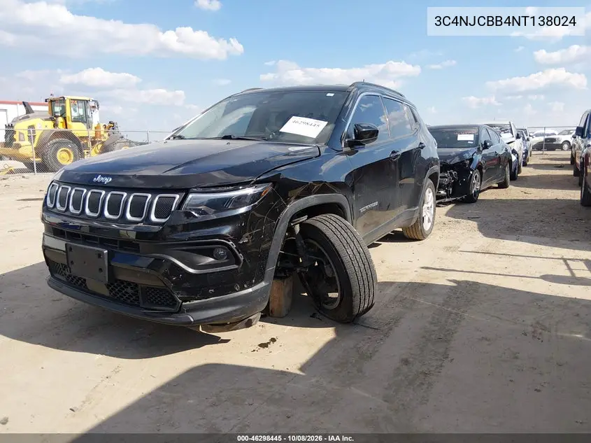 2022 JEEP COMPASS VIN 3C4NJCBB4NT138024 — фото 2