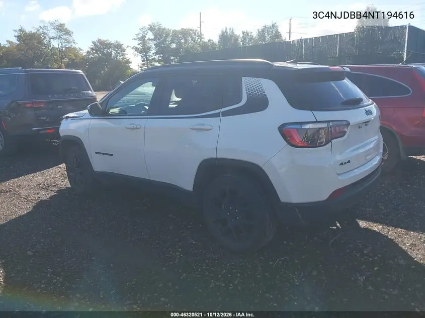2022 JEEP COMPASS VIN 3C4NJDBB4NT194616 — фото 3
