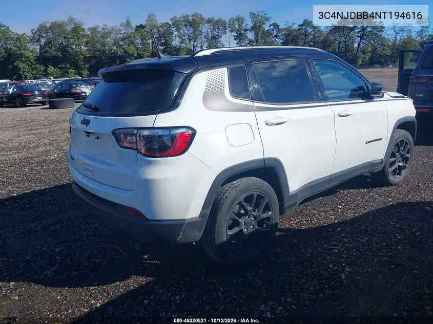 2022 JEEP COMPASS VIN 3C4NJDBB4NT194616 — фото 4