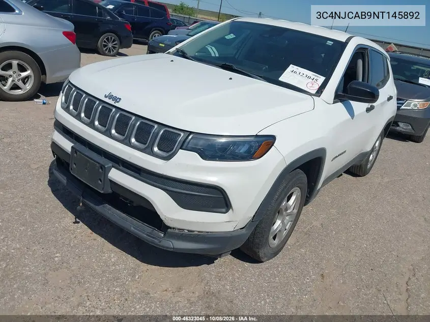 2022 JEEP COMPASS VIN 3C4NJCAB9NT145892 — фото 2