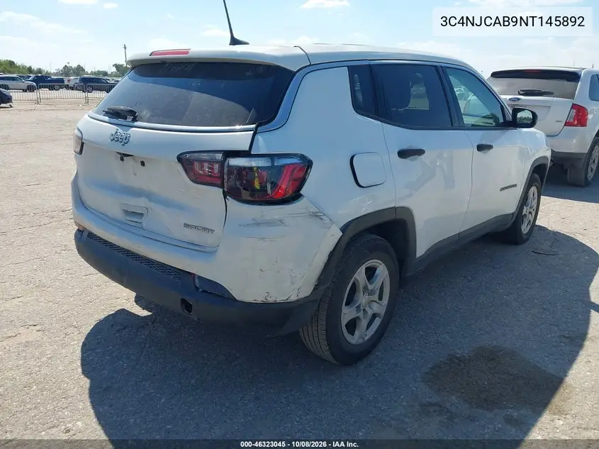 2022 JEEP COMPASS VIN 3C4NJCAB9NT145892 — фото 4