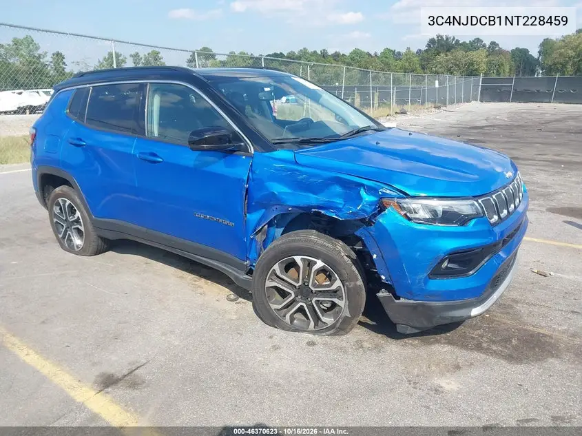 JEEP COMPASS 2022, VIN 3C4NJDCB1NT228459