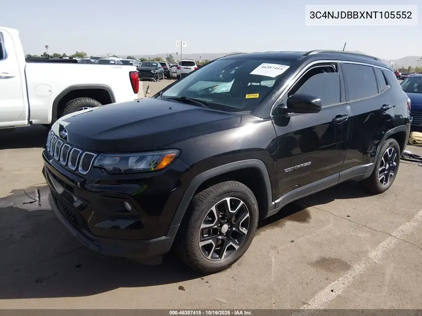 2022 JEEP COMPASS VIN 3C4NJDBBXNT105552 — фото 2