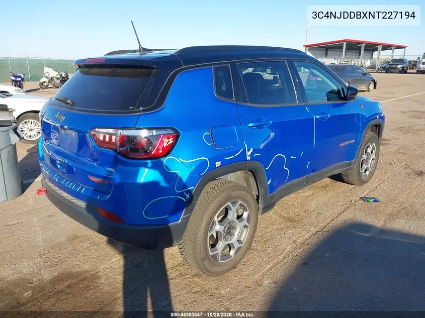 2022 JEEP COMPASS VIN 3C4NJDDBXNT227194 — фото 4