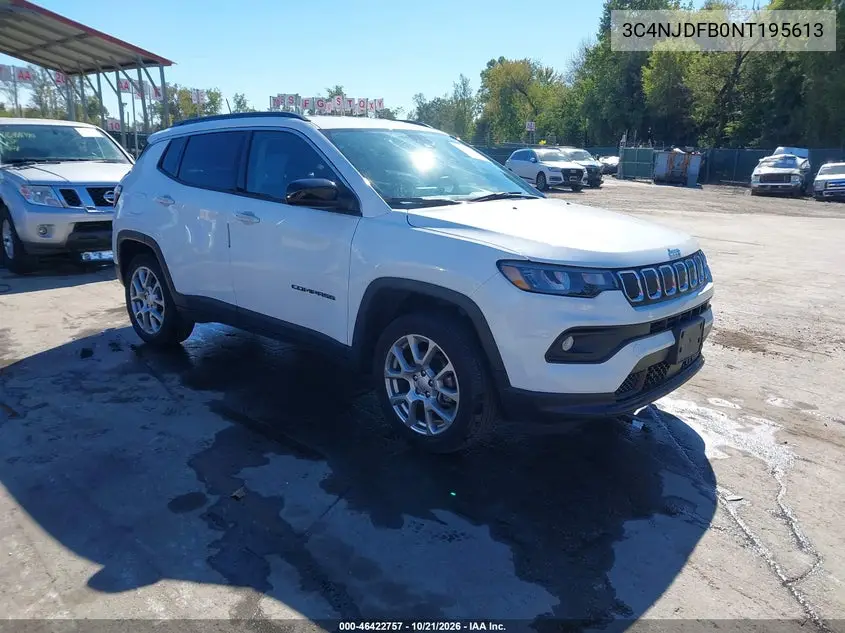 JEEP COMPASS 2022, VIN 3C4NJDFB0NT195613