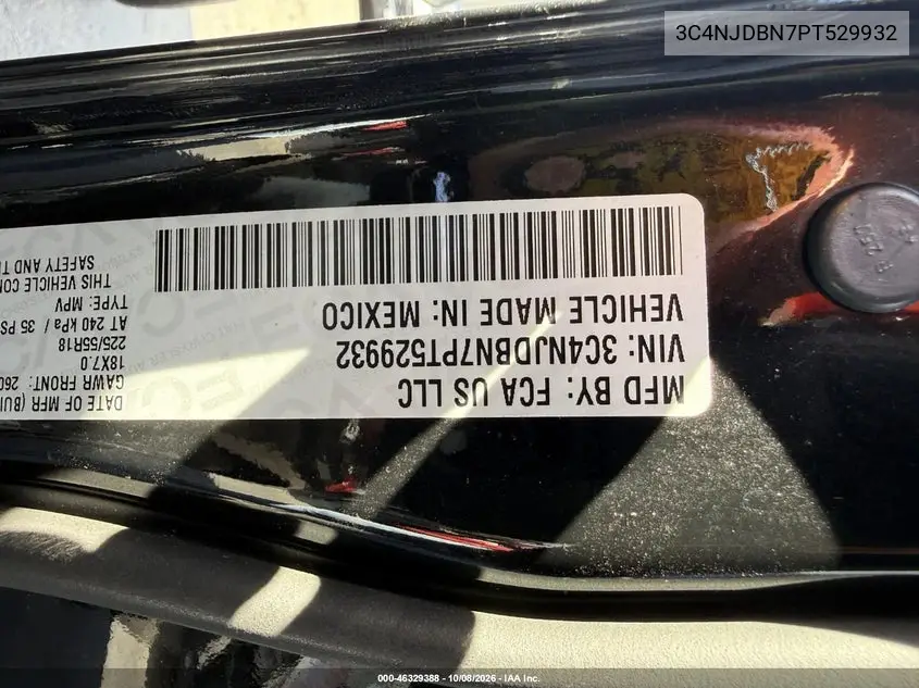 2023 JEEP COMPASS VIN 3C4NJDBN7PT529932 — фото 9