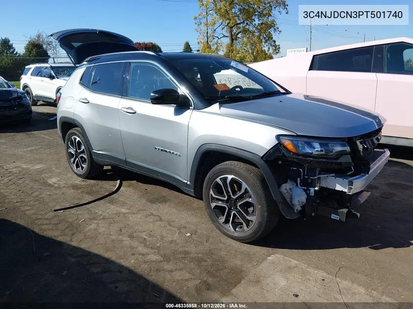 JEEP COMPASS 2023, VIN 3C4NJDCN3PT501740