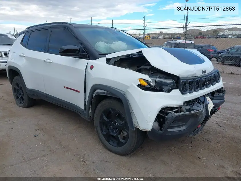 JEEP COMPASS 2023, VIN 3C4NJDDN7PT512853