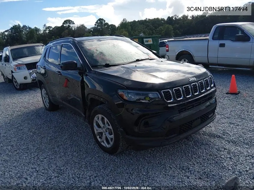 JEEP COMPASS 2024, VIN 3C4NJDBN5RT117494