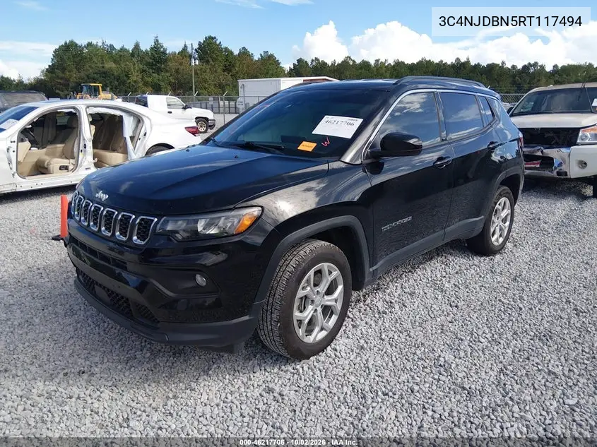 2024 JEEP COMPASS VIN 3C4NJDBN5RT117494 — фото 2