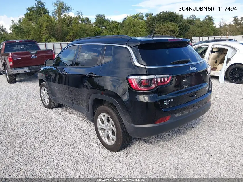 2024 JEEP COMPASS VIN 3C4NJDBN5RT117494 — фото 3