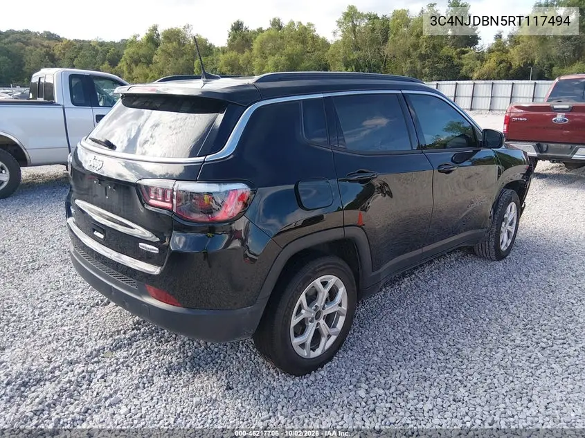 2024 JEEP COMPASS VIN 3C4NJDBN5RT117494 — фото 4