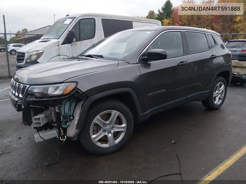 2024 JEEP COMPASS VIN 3C4NJDAN4RT591888 — фото 2