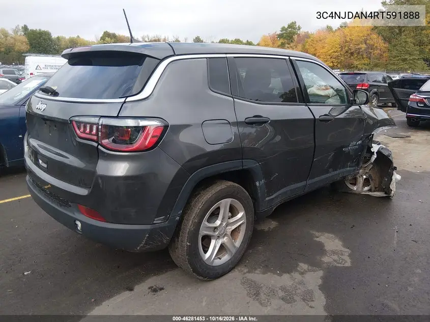 2024 JEEP COMPASS VIN 3C4NJDAN4RT591888 — фото 4