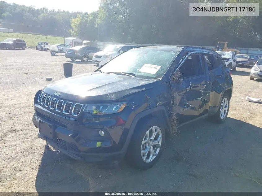 2024 JEEP COMPASS VIN 3C4NJDBN5RT117186 — фото 2