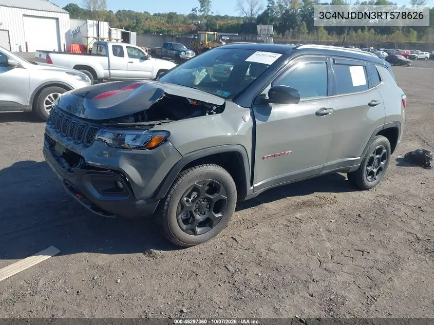 2024 JEEP COMPASS VIN 3C4NJDDN3RT578626 — фото 3