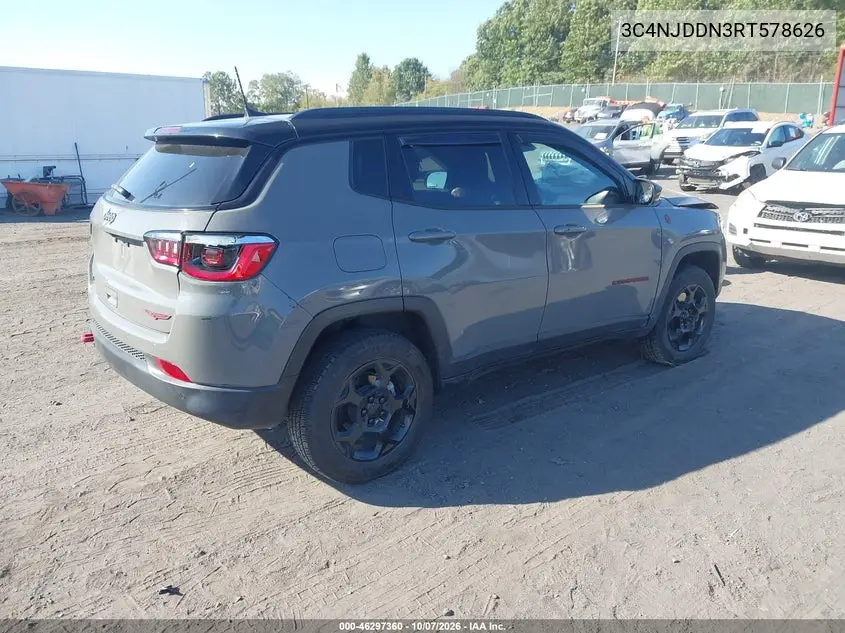 JEEP COMPASS 2024, VIN 3C4NJDDN3RT578626