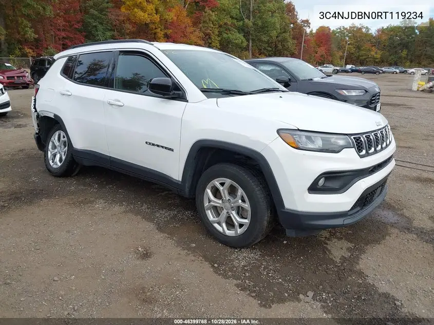 JEEP COMPASS 2024, VIN 3C4NJDBN0RT119234