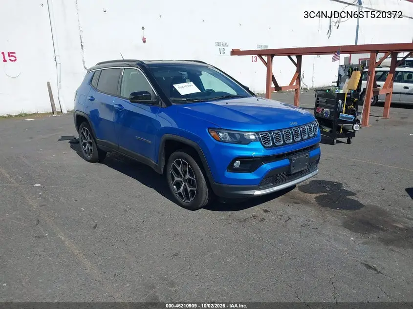 JEEP COMPASS 2025, VIN 3C4NJDCN6ST520372