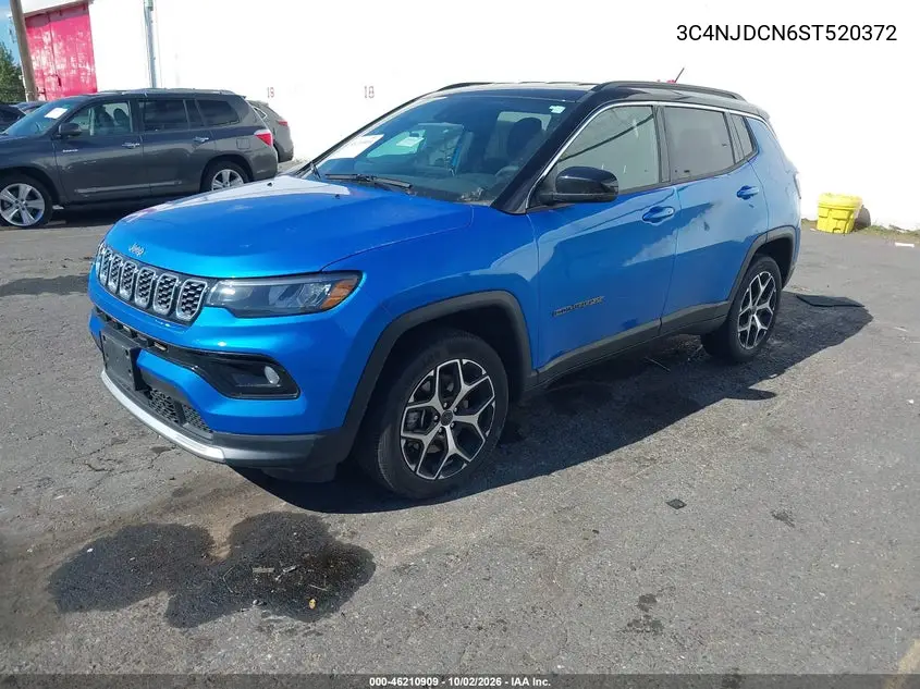 2025 JEEP COMPASS VIN 3C4NJDCN6ST520372 — фото 2