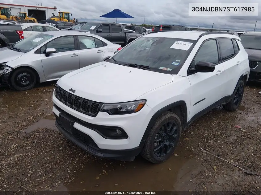 2025 JEEP COMPASS VIN 3C4NJDBN7ST617985 — фото 2