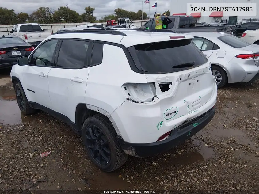 2025 JEEP COMPASS VIN 3C4NJDBN7ST617985 — фото 3