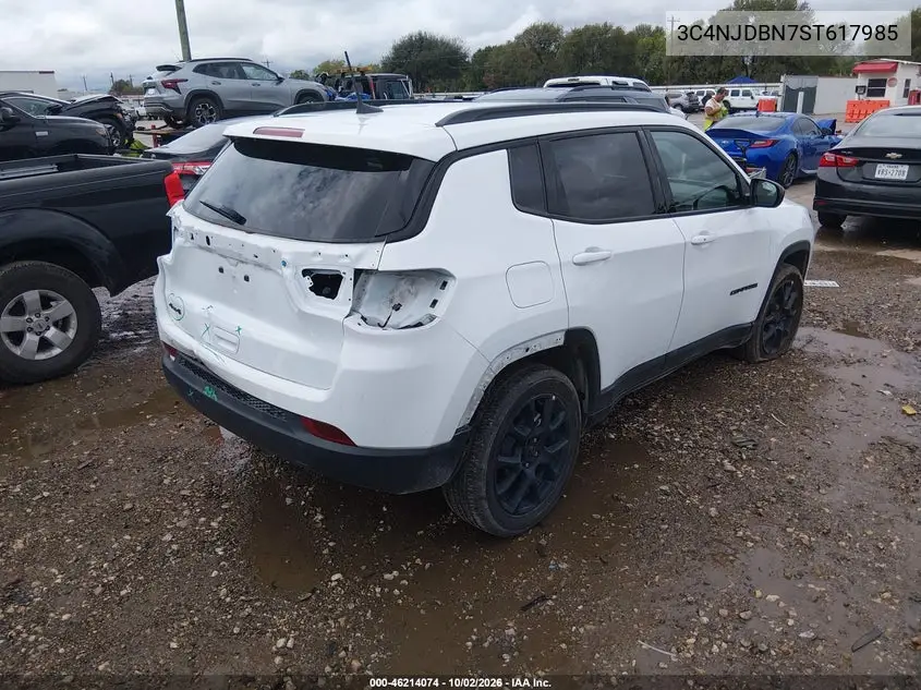 2025 JEEP COMPASS VIN 3C4NJDBN7ST617985 — фото 4