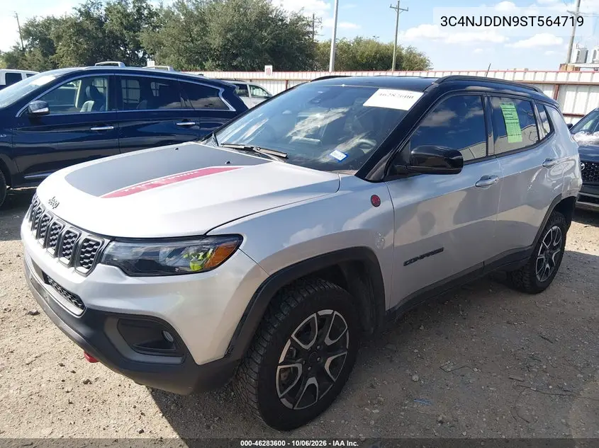 2025 JEEP COMPASS VIN 3C4NJDDN9ST564719 — фото 2