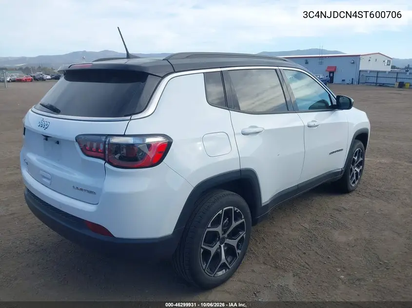 2025 JEEP COMPASS VIN 3C4NJDCN4ST600706 — фото 4