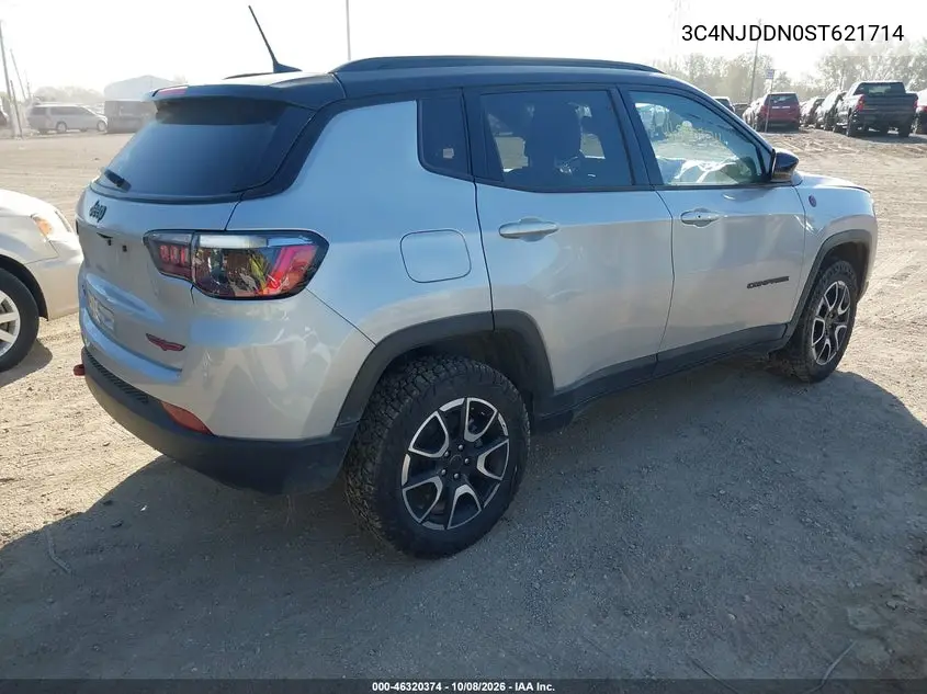 2025 JEEP COMPASS VIN 3C4NJDDN0ST621714 — фото 4