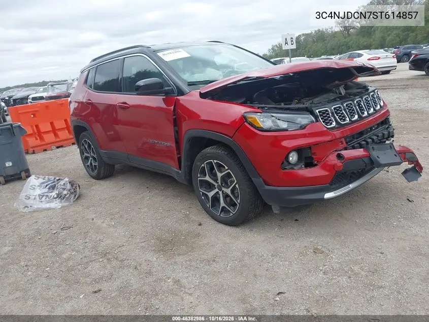 JEEP COMPASS 2025, VIN 3C4NJDCN7ST614857