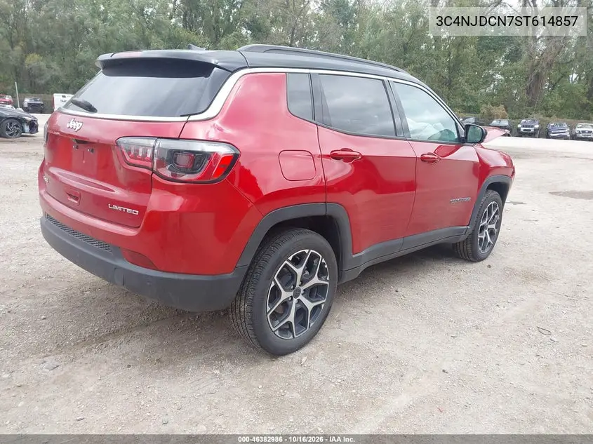 2025 JEEP COMPASS VIN 3C4NJDCN7ST614857 — фото 4