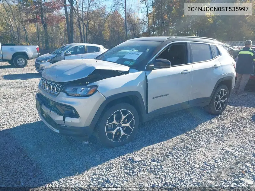 2025 JEEP COMPASS VIN 3C4NJDCN0ST535997 — фото 2