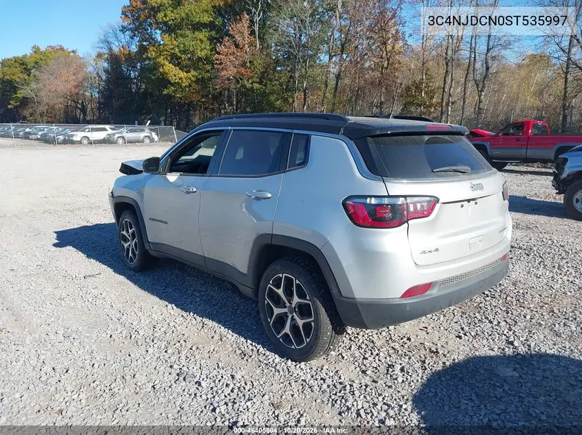 2025 JEEP COMPASS VIN 3C4NJDCN0ST535997 — фото 3
